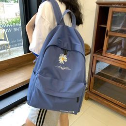School Bags Women Backpacks For Teenage Girls Cute Printed Flowers Backpack High Student Back Pack Waterproof Travel Bag