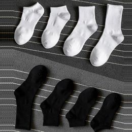 Men Women Cotton Socks Black White Casual Sport Sock Breathable Gift for Love Couple Whole 3030