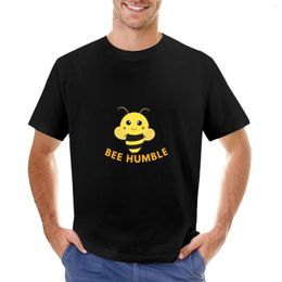 Men's Polos Bee On A Sunflower T-Shirt Quick-drying Graphics T Shirt Boys Shirts Mens Casual Stylish