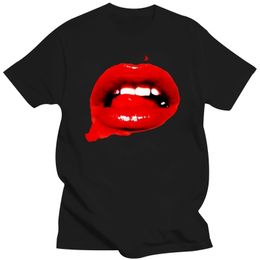 Men's T Shirts Rare Viviene Westwood Lips Gold Label Unisex T Shirt Usa Size S 2Xl Tagless Tee Shirt 230718