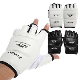 Protective Gear Half Fingers Kids/Adults Sandbag Training Boxing Gloves Sanda/Karate/Muay Thai/Taekwondo Protector HKD230718