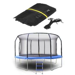 Trampolines Trampoline Safety Net Replacement Inner Protection Fence Trampoline Protective Inner Net For 101214 Feet 68 Poles Accessories 230717