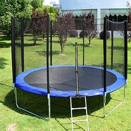 Trampolines Trampoline Protection Mat Trampoline Safety Pad Round Spring Protection Cover Elastic Bed Jumping Bed Trampoline Accessories 230717