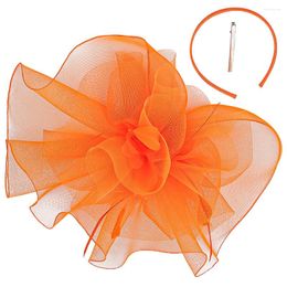 Bandanas Decorations Hair Accessories Bride Hat Tea Party Women Prom Fascinators Hats 1920 Headpiece Mesh Facinatiors Womens