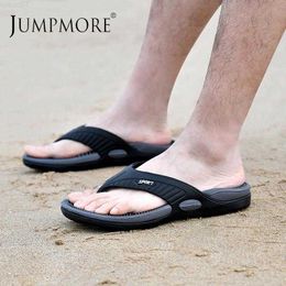 Slippers Jumpmore Men EVA Flip-flops Summer Men's Massage Slippers Beach Sandals Casual Shoes Size 40-45 L230718