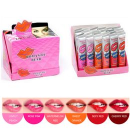 Lipstick Wholesale Wow Lipstick Set Peel Off Sexy Tattoo Labiales Gloss Tint Romantic Beauty Makeup Liquid Lipstick Long Lasting Lip Care 230717