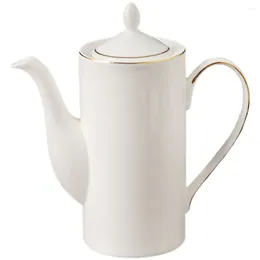 Dinnerware Sets Sugar Bowl Coffee Milk Pot Home Supply Ceramic Daily Use Kettle Handheld Water Tea