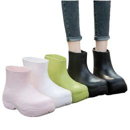 Botas de Chuva Bota EVA Sapatos de Borracha de Plataforma Impermeável Conforto Jardim Galochas de Trabalho Senhoras Casual Calçado de Goma 230718