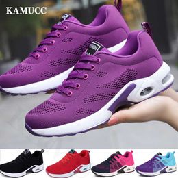 Dress Shoes New Female Platform Shoes Ladies Sneakers Breathable Women Casual Shoes Woman Fashion Height Increasing Shoes Plus Size L230717