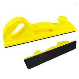 Car Washer Hand Sanding Block 15.7 X 2.7 Inch Grinding Board Putty Ash Planer For Fleece Mesh Sand Sandpaper