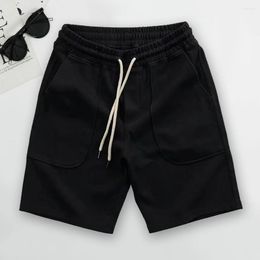 Men's Shorts Fashion Men 2023 Summer Beach Casual Solid Baggy Basic Pockets Streetwear Clothing