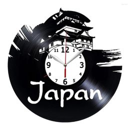 Wall Clocks Japan Record Clock I Love Decor Japanese Culture Handmade Home Gifts For Famil