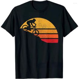 Men's T Shirts Mountain Bike Cycle Vintage Downhill Mount Hombre Cool Tops For Men Fashion Print Tee Roupas Masculinas Mens Casual