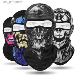 Cycling Caps Masks Skull Bandana Balaclava Hunting Hiking Neck Warmer Sun Protect Outdoor Fishing Cycling Face Mask Cover Men Women Sport Scarf T230718