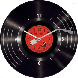 Wall Clocks Full Record Clock Retro Nostalgic Home Decor Silent Movement Watch For Living Room Bar Kitchen