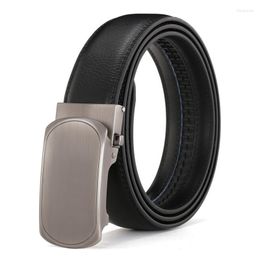 Belts Men 3.5cm Width Genuine Leather High Quality Automatic Buckle For Belt Male Cowhide Fashion Waistband