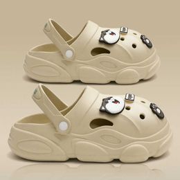 Outdoor Men's Thick Indoor Clogs Slippers Platform 916 Women Couple Flip Flops Garden Sandals Casual Beach Slides 230717 346