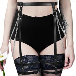 Belts Sexy Lingerie Leather Harness Thigh Garter Women Underwear Sword Belt Punk Leg Gothic Body Stocking Bondage