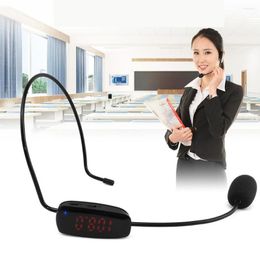 Microphones Durable FM Wireless Microphone Headset Voice Transmitter 87.5-108MHz Radio Mic