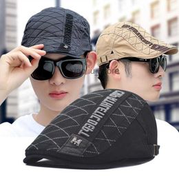 Newsboy Hats New Summer fashion Outdoor Sports Berets Caps For Men Women Casual Peaked Cap Sun Hats cotton hip hop hat Casquette Cap HKD230718