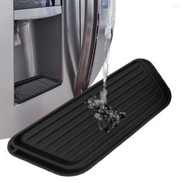 Table Mats Durable Refrigerator Drip Mat Drainable Anti-slip Leakproof Drinking Machine Guard