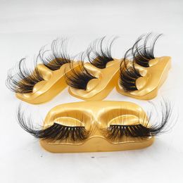 False Eyelashes 1 Pair 70mm Lashes 3D Mink Super Long Exaggeration Fluffy Dramatic 230617