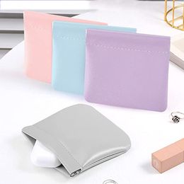 Bluetooth Headset Storage Bag Charger Key Self-closing Shrapnel Bag Portable Cosmetic Cases Mini Coin Bag