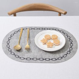 Table Mats Bowl Mat Decorative Heat Insulation Contrast Colour Waterproof Anti-scald Dining Cup Room Stuffs