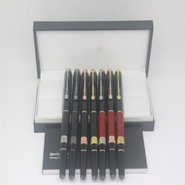 Luxury William Shakespeare 7 style color Roller Pen up black down red and gold silver rose gold trim with Serial Number office sch267C