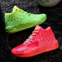Dress Shoes Professional Men's Basketball Fashion Trend Shoes Basketball Sneakers Anti-skid High-top Couple Breathable Basketball Boot 230717