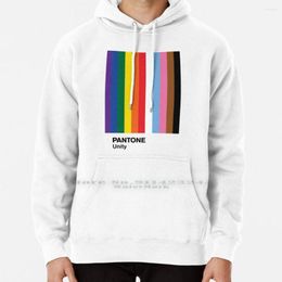 Men's Hoodies Pantone Unity-Uniting The LgbtqiaCommunities With Colour Hoodie Sweater 6xl Cotton Unity Queer Lgbtqia Lesbian Gay