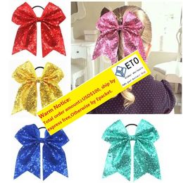 Baby Accessories Girls Bow sequins Hairbands 12 Colours Hairring Sequin Elasticity fashion Kids Hairbow Boutique bowknot Hairband