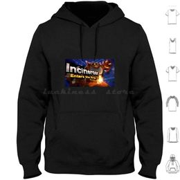 Men's Hoodies Incineroar Enters The Ring Hoodie Cotton Long Sleeve Sun And Moon Smash