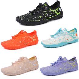 Good resilience casual mesh wading shoes men purple black green blue white orange for all terrains