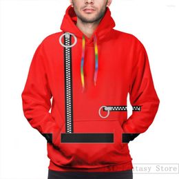 Men's Hoodies Mens Sweatshirt For Women Funny Captain Scarlet Blue Grey WHATEVER Print Casual Hoodie Streatwear