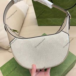 3A Designer Bag Womens Totes Bags Best Quality Shoulder Handbags Luxury 658551 Women Classic Brands Ladies Handbag Leather Canvas Moon Type Fashion Shoulder Purses