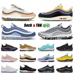 97 OG 97S Running Shoes Menções Mulador de prata Satanás invicto branco triplo preto Sean Witherspoon Golf NRG Celestial Gold London Summer Of Love Sneaker