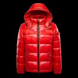 Men s Jackets 2023 Down Jacket White Duck Hood Warm Glossy Autumn Men Shiny Black Padded Spring Fluffy Red Overcoat Male Winter 230718