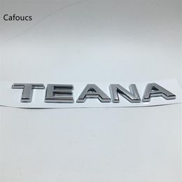 Car Styling For Nissan TEANA Chrome Letters Tail Rear Trunk Emblem Decals291c