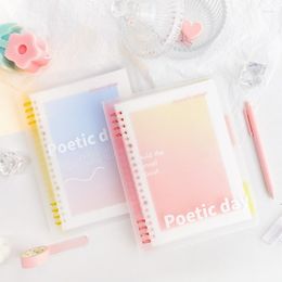Kawaii Cute Gradient Poetic Notebook Stationery Diary Agenda Pocket Planner Weekly Book Travel School Office Supplies Sl3134