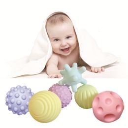 Party Balloons 6 pieces/set of baby toy balls Development of baby tactile education toys Touch hand training Massage soft balls 0 12 months gift 230719