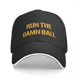 Berets Run The Damn Ball Baseball Caps Polychromatic Fashion Hats Breathable Casual Outdoor For Men's And Women's