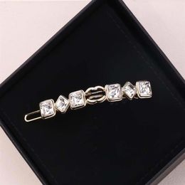 Luxurious quality hair clip with diamond for women wedding party engagement jewelry gift with box PS3687209q