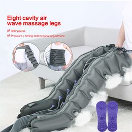 Leg Massagers 86 Air Chambers Compression Massager Therapy Pain Relife Waist Foot Arm Ankles Massage Rehabilitation Equipment Care 230801