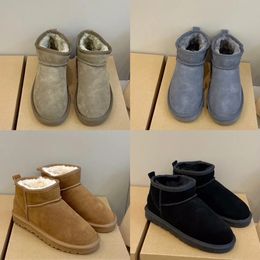 Winter Australia Snow Boot Woman Tazz Tasman Slippers Fluffy Ultra Mini Platform Boots Ankle Fashion Designer House Slipper