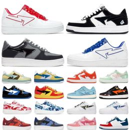 Desiner Mens Running Shoes France Patent Leather Camo Combo Orange White Blue Red Grey Black Green Women Men Trainers Sports platform Sneakers 36-45