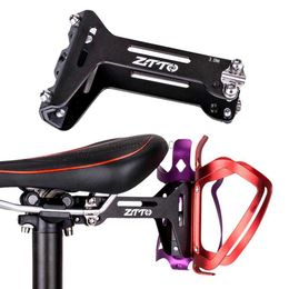 Water Bottles Cages ZTTO Cycling Saddle Cage Holder Stability Water Bottle Cage Holder Anti-oxidation Bicycle Bottle Cage Mount for Bike HKD230719