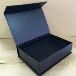 100PCS No Logo Evaginable Paper Packaging with gift box gift packaging box Rectangular gift box Size 145x90x52MM278d