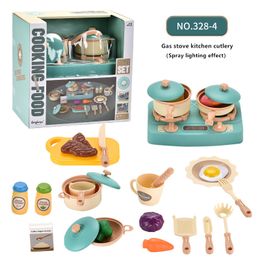 Wholesale 28Pcs children play house simulation kitchen toy set baby cooking toys Toys for Toddlers Children & Girls
