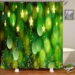 Shower 3D Fantasy Star Colourful Printing Bathroom Shower Curtain Polyester Waterproof Home Decoration Shower Curtain with Hook 240*180